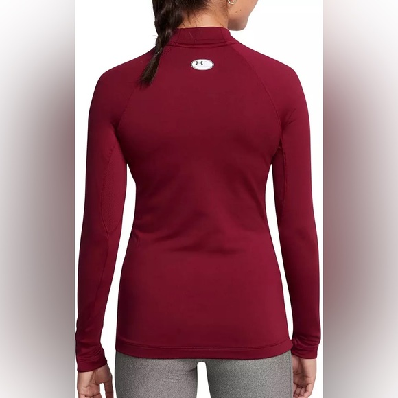Under Armour Women's ColdGear Authentics Mock Neck Pullover 2.0 - Picture 2 of 5